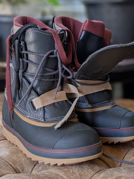 Burton Other - Vintage Burton Work Snowboard Boots Size 8 Never Worn Leather Winter Snow